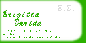 brigitta darida business card